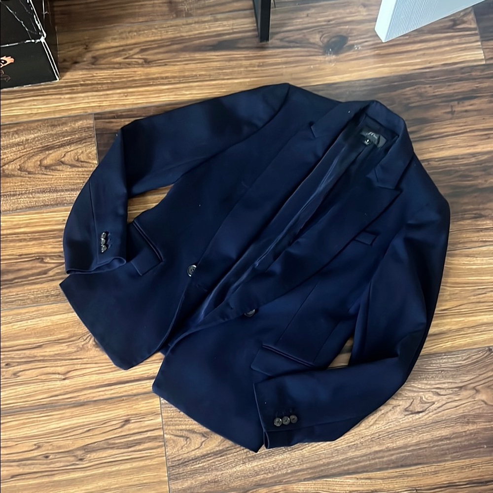 J. Crew Blue Blazer Classic Cut Professional Finish